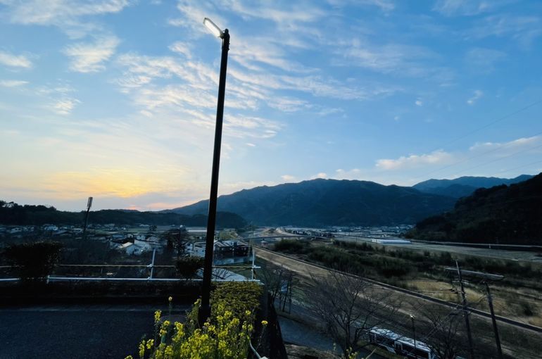 墓苑からの景色