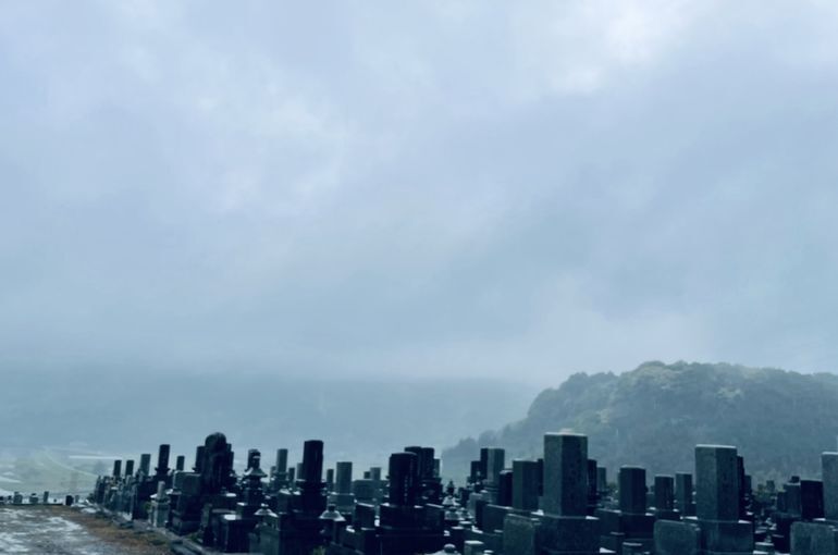 墓苑からの景色