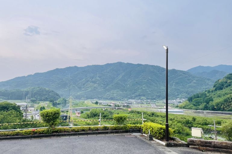 墓苑からの景色