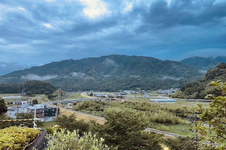 墓苑からの景色