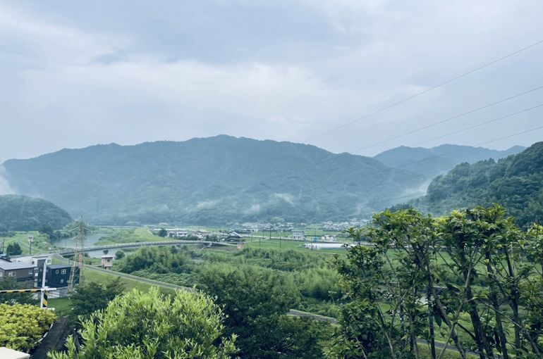 墓苑からの景色