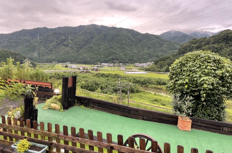 墓苑からの景色