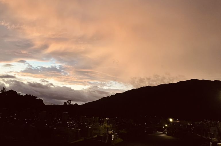 墓苑からの景色