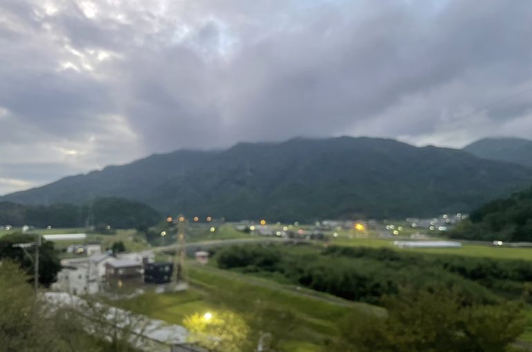 墓苑からの景色