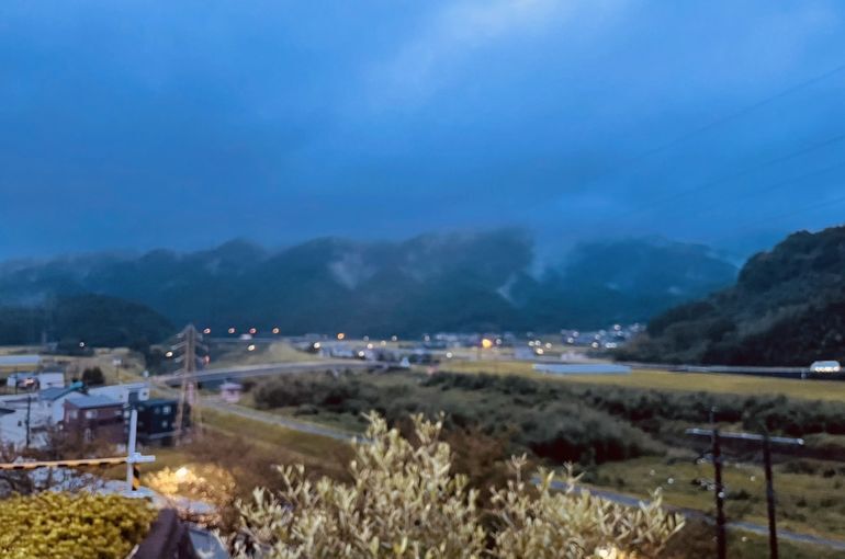 墓苑からの景色