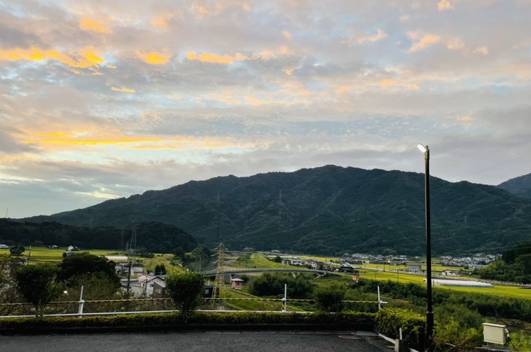 墓苑からの景色