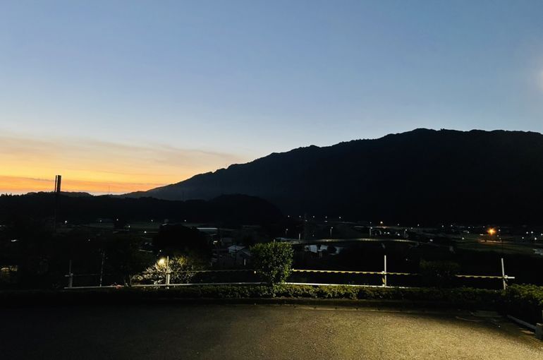 墓苑からの景色