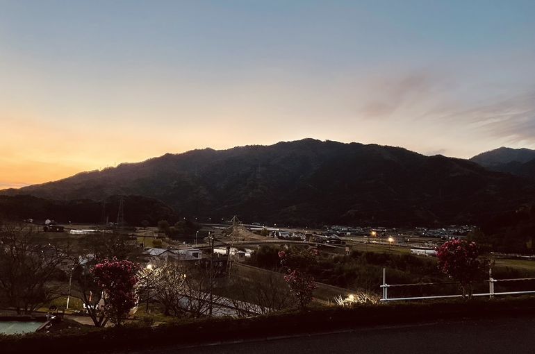 墓苑からの景色