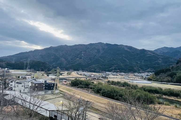 墓苑からの景色